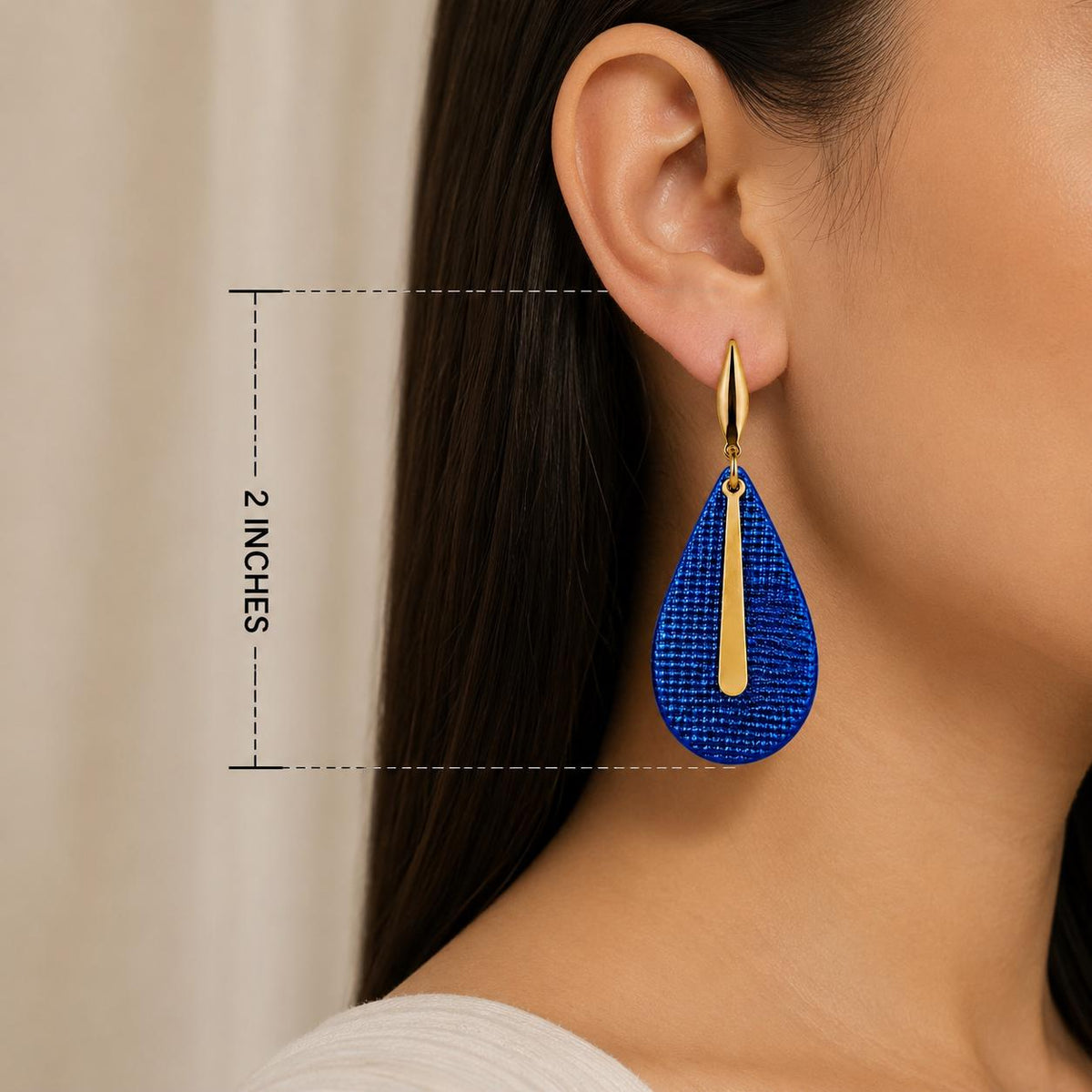 Ocean Glow Teardrop Earrings