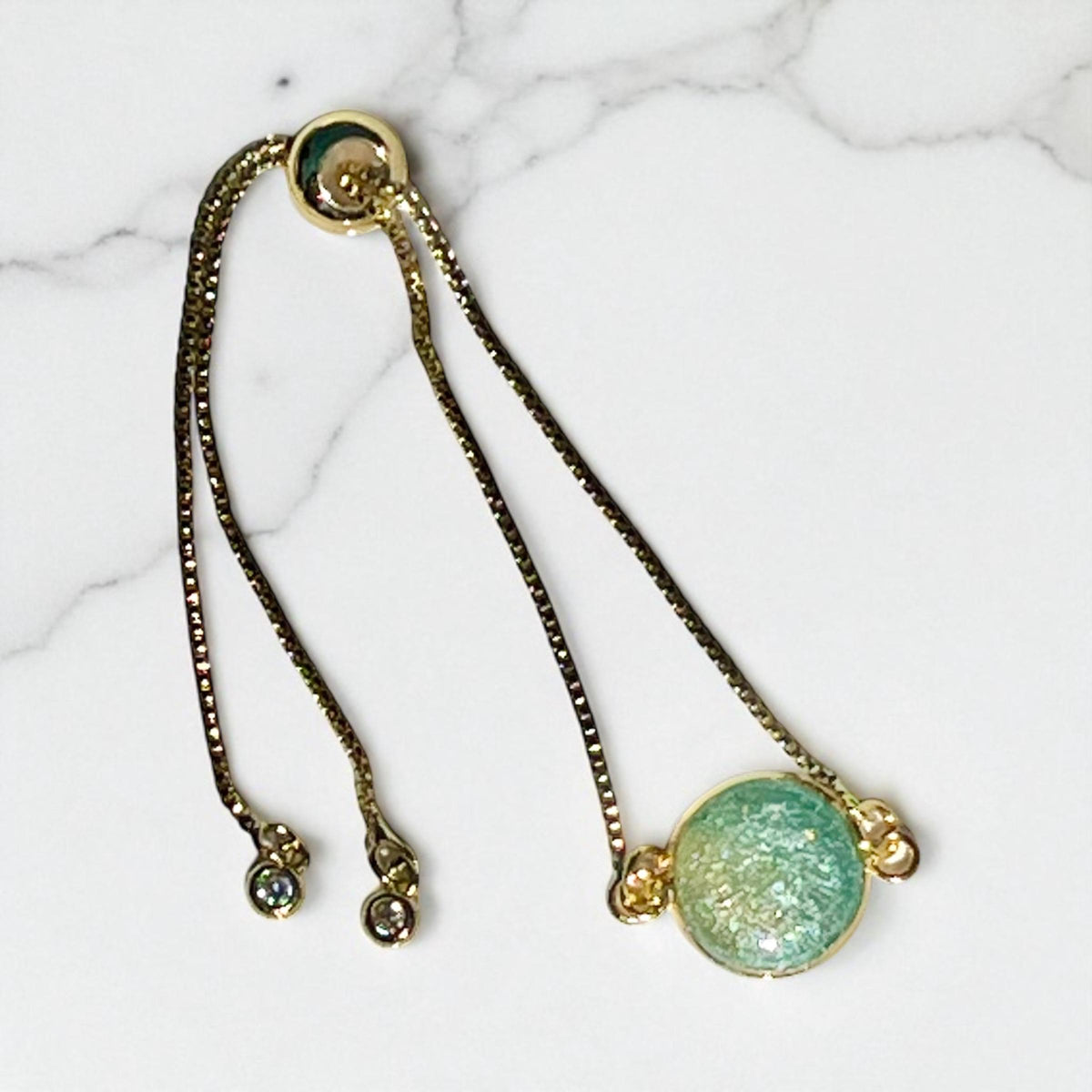 Green Goddess Adjustable Bracelet