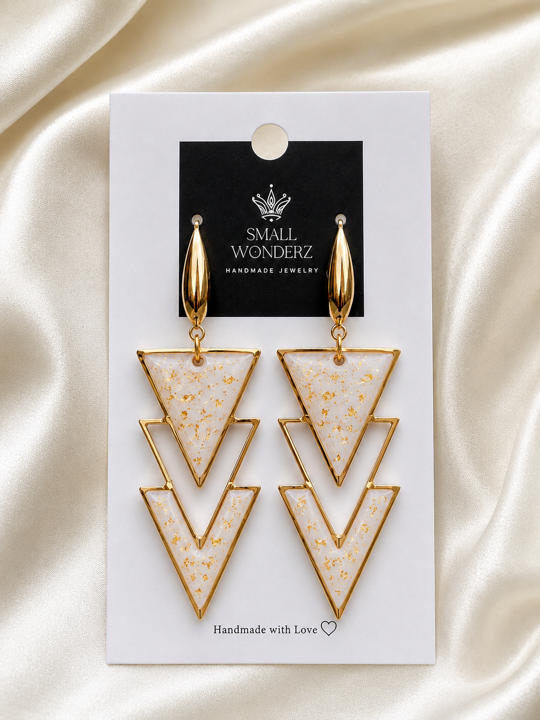 Midnight Deco Statement Earrings