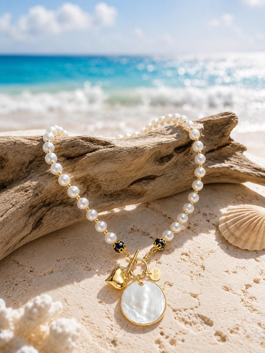 Luna Love Beaded Necklace