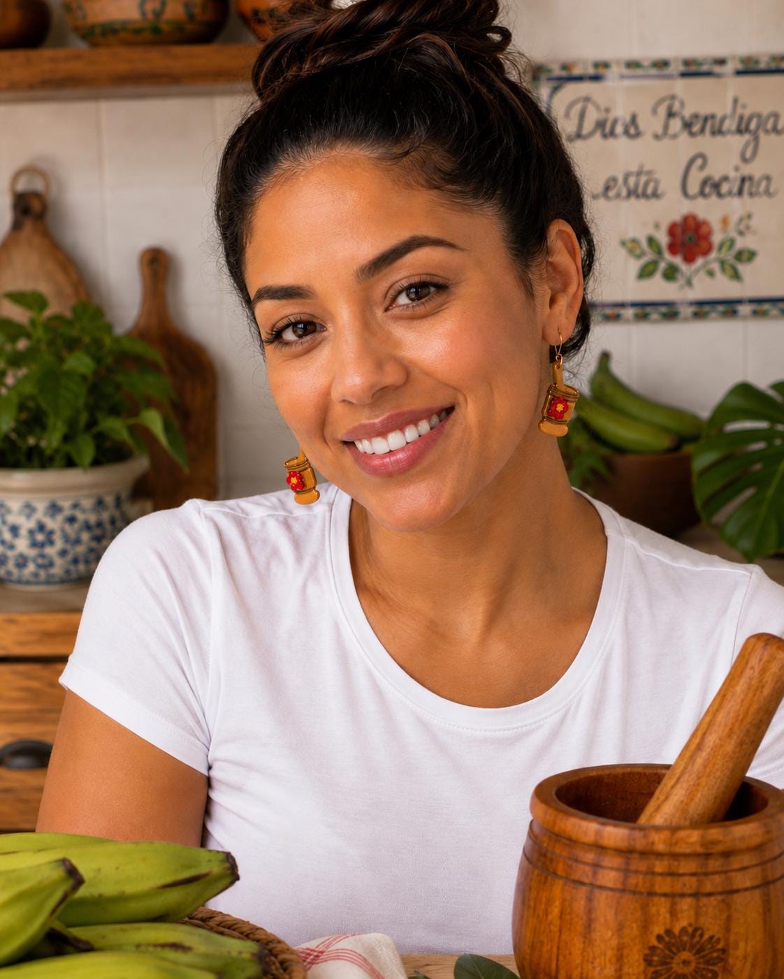 Pilón & Flor de Maga Earrings