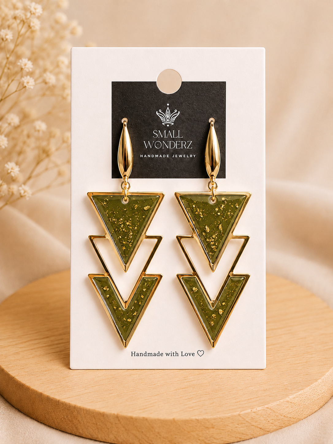 Midnight Deco Statement Earrings