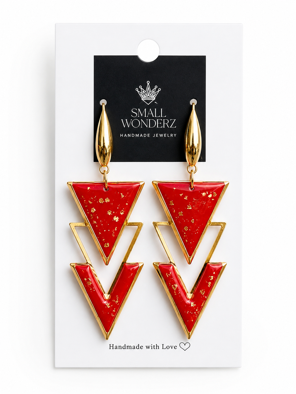 Midnight Deco Statement Earrings