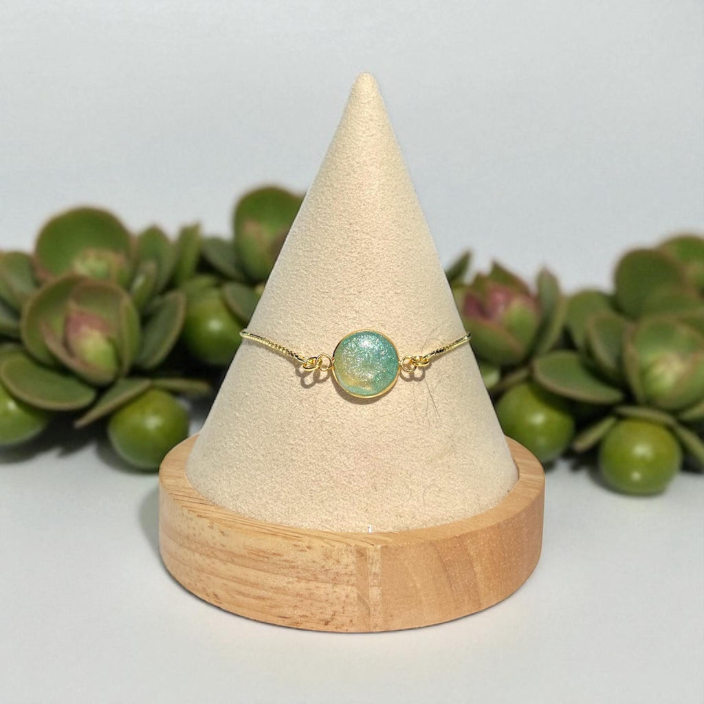 Green Goddess Adjustable Bracelet