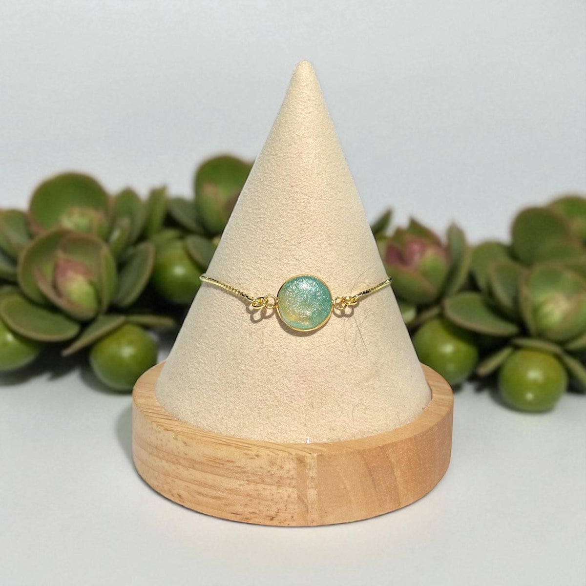 Green Goddess Adjustable Bracelet