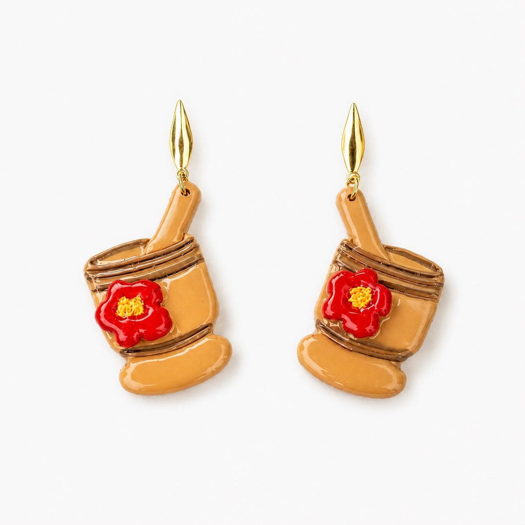 Pilón & Flor de Maga Earrings