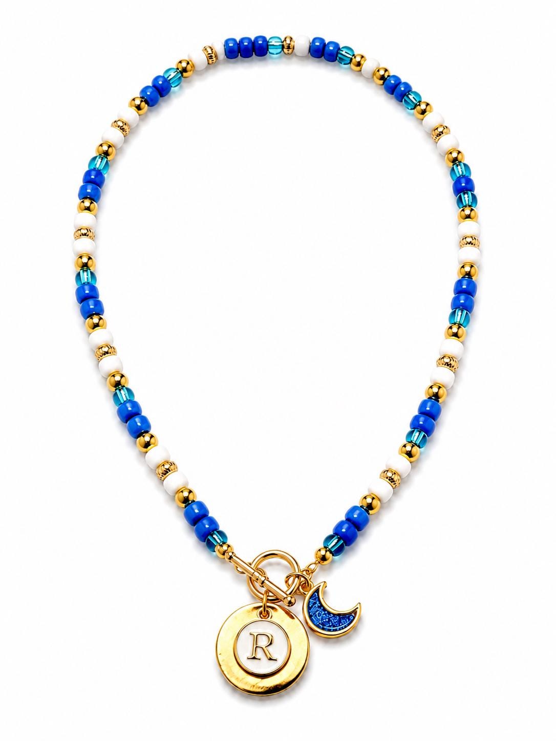 Ocean Glow Beaded Necklace | Personalized