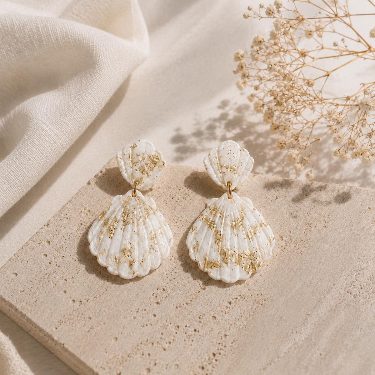 Scallop Shell Earrings